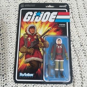 NEW Super7 - G.I. Joe Reaction Figures Wave 1A - Kwinn [New Toy] Action Figure